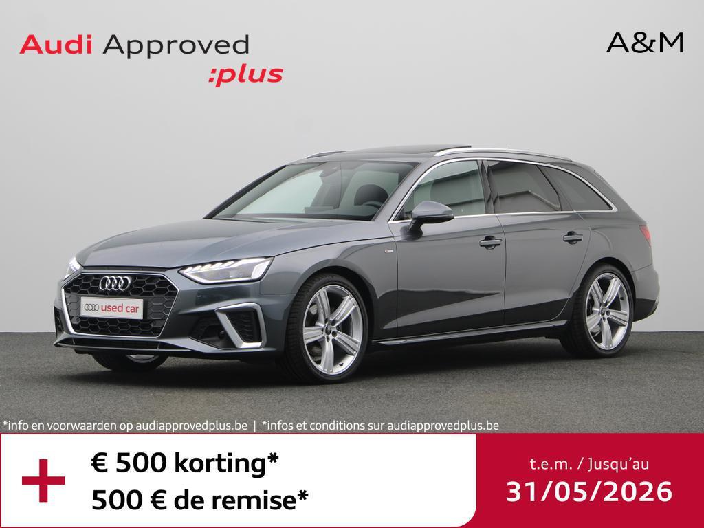 Audi A4 Avant A4 Avant 35 TFSI Business Edition S line S tro, Automaat, https://public.car-pass.be/vhr/2a93b64c-3f8e-42c8-9436-9526fd6be6fe