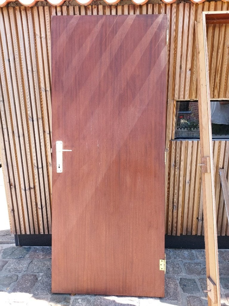 Binnendeur hout, Doe-het-zelf en Bouw, Deuren en Vliegenramen, Ophalen, Gebruikt, 80 tot 100 cm, Binnendeur