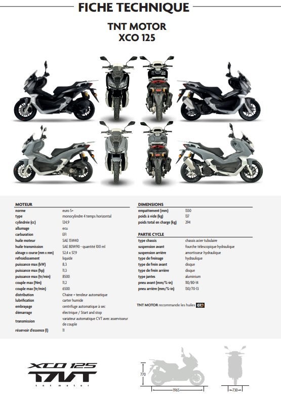 scooter, Motos, Enlèvement, 1 cylindre, Jusqu'à 11 kW
