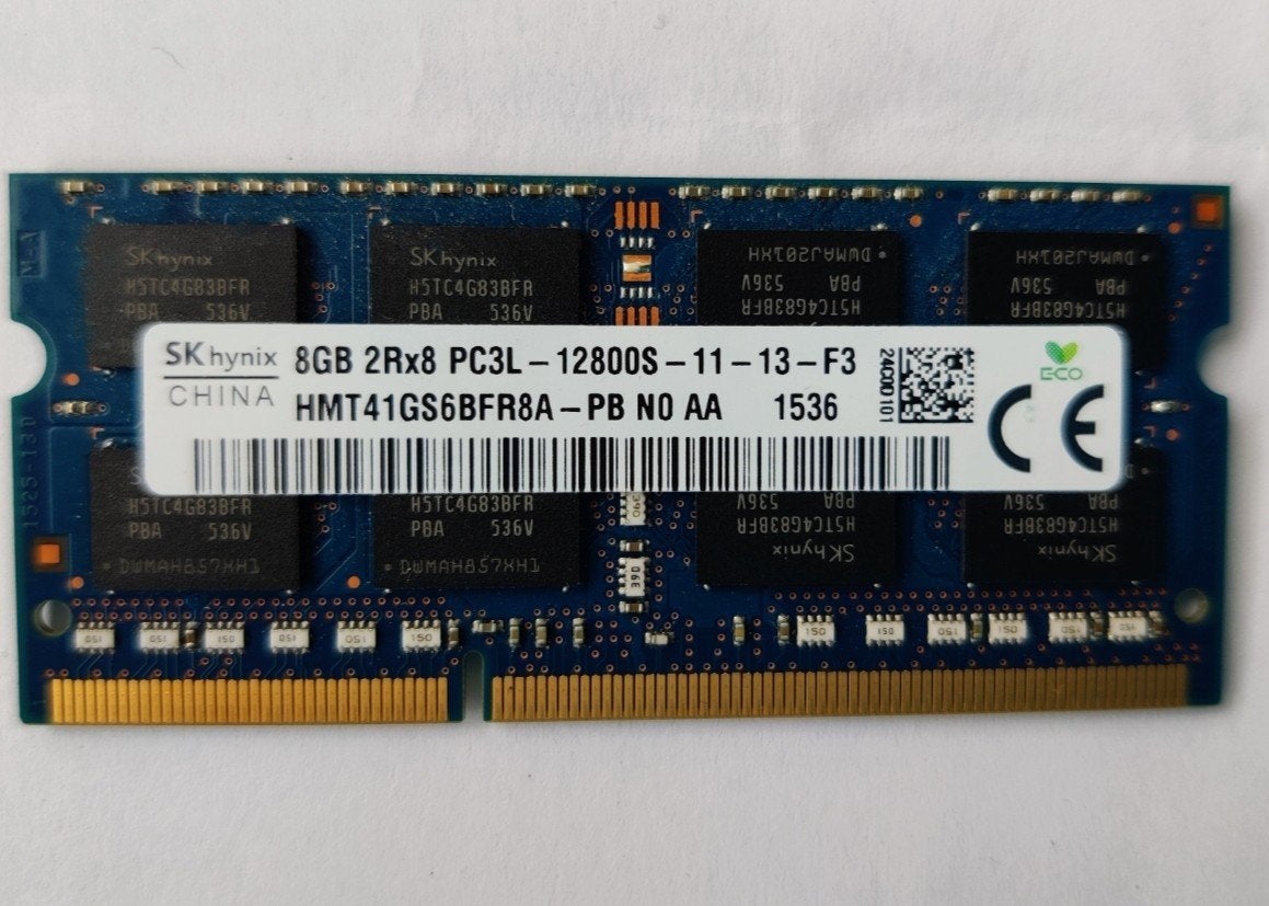8 GB PC3L 12800S DDR3 RAM module SK Hynix, Computers en Software, Ophalen, 8 GB, DDR3, Zo goed als nieuw