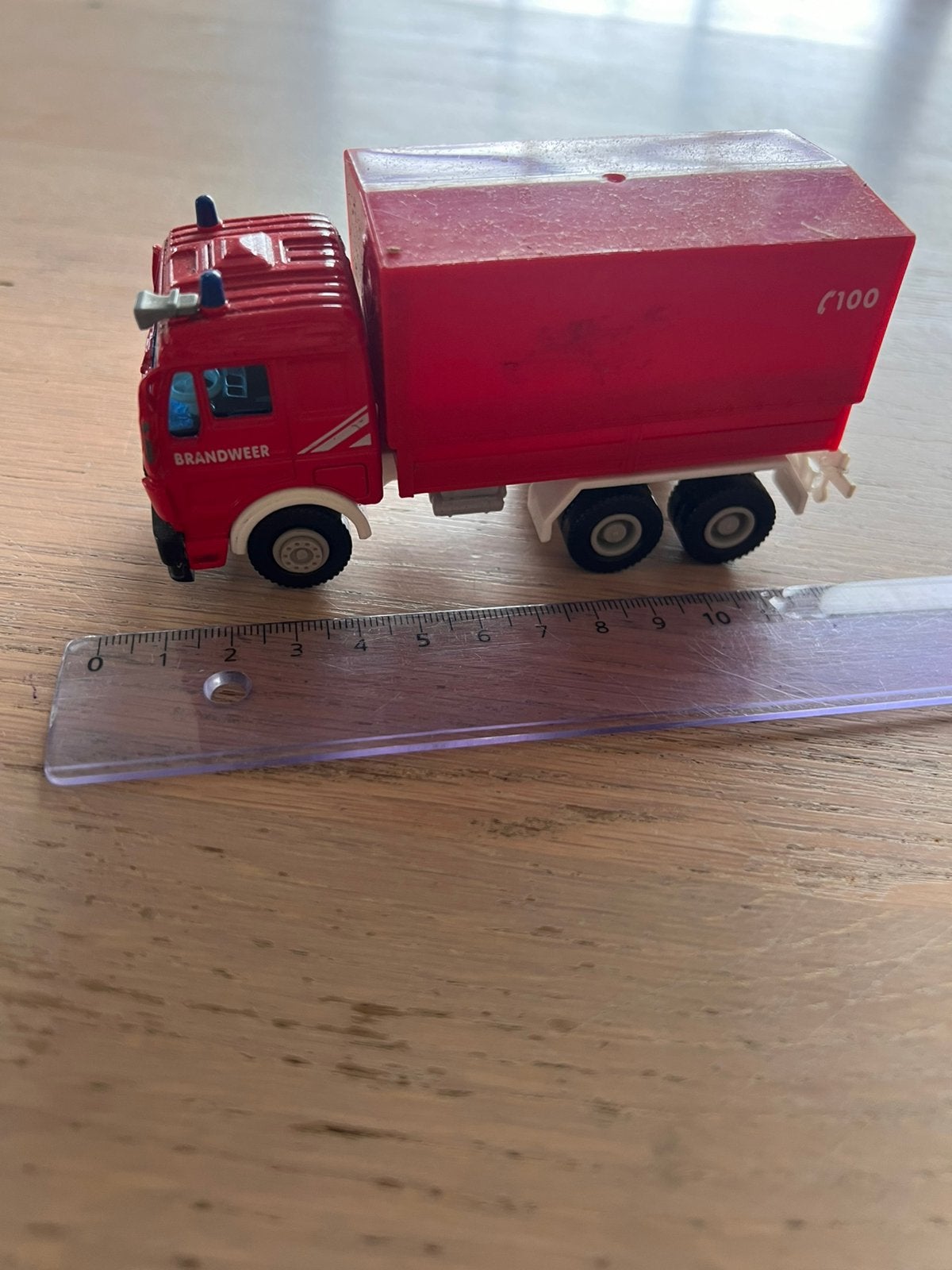 Vrachtwagen brandweer, Ophalen of Verzenden, Zo goed als nieuw