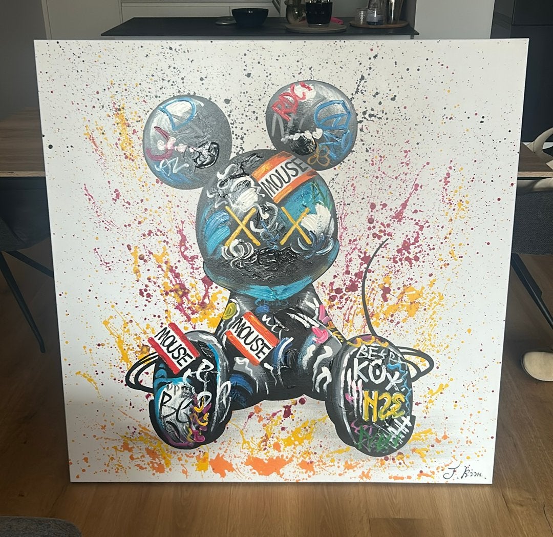 Mickey Mouse pop-art, Antiek en Kunst, Ophalen
