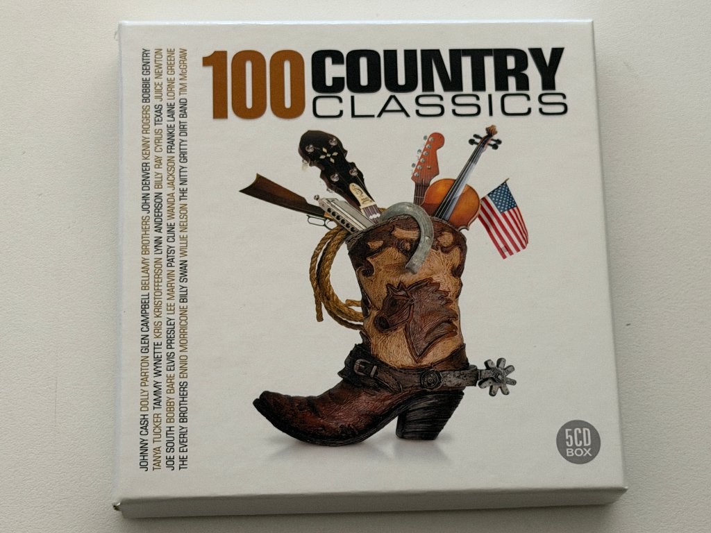 Various – 100 Country Classics (5-CD), Ophalen of Verzenden, Gebruikt, Country en Western, Verzamelalbum