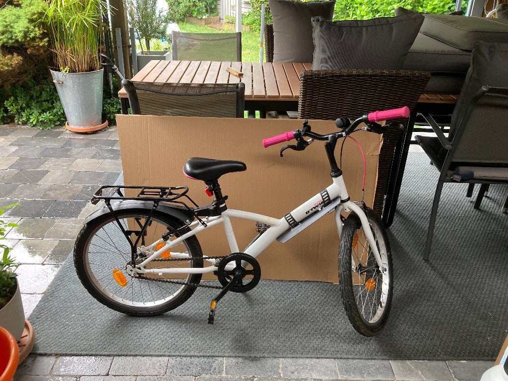 Meisjesfiets 20” Misti Girl, Ophalen, Velgrem, B'twin, 20 inch