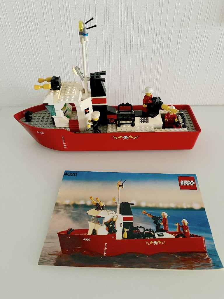 Bateau de lutte contre les incendies LEGO 4020, Enfants & Bébés, Jouets | Duplo & Lego, Enlèvement ou Envoi, Utilisé, Complet