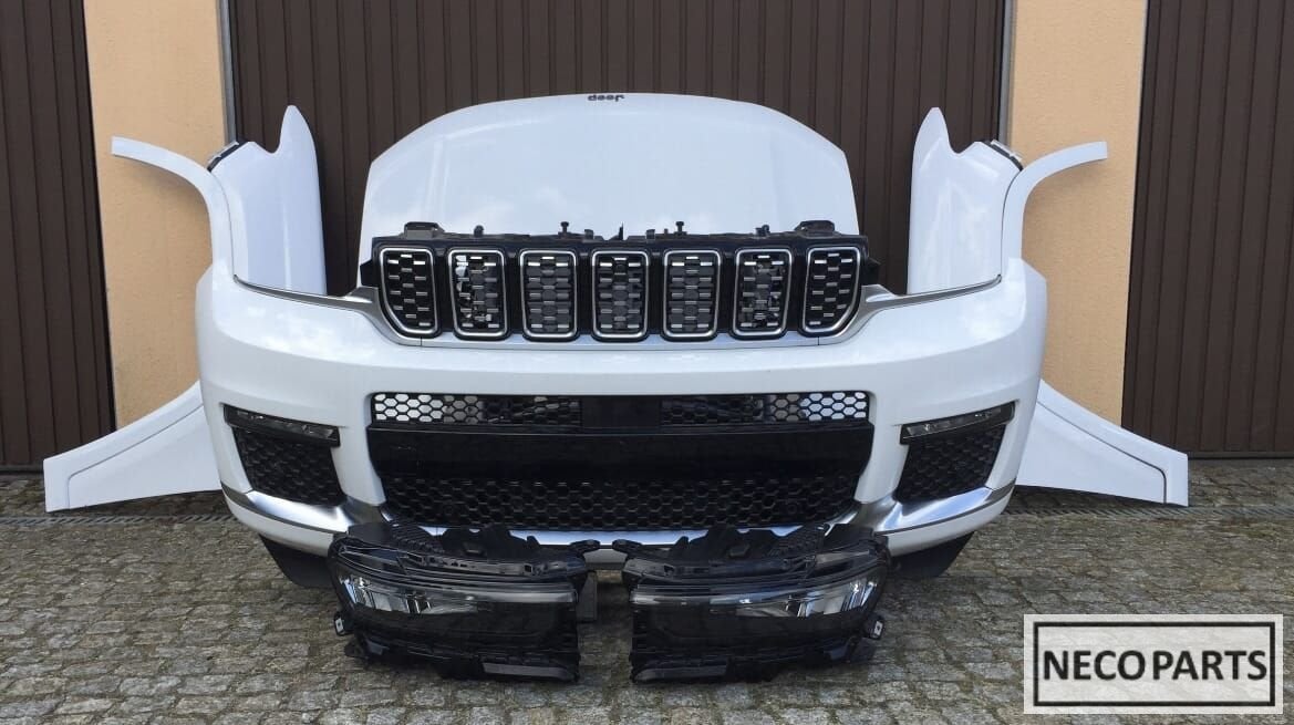 JEEP GRAND CHEROKEE VOORKOP BUMPER KOPLAMP ALLES LEVERBAAR!!, Jeep, Arrière, -, Haillon arrière