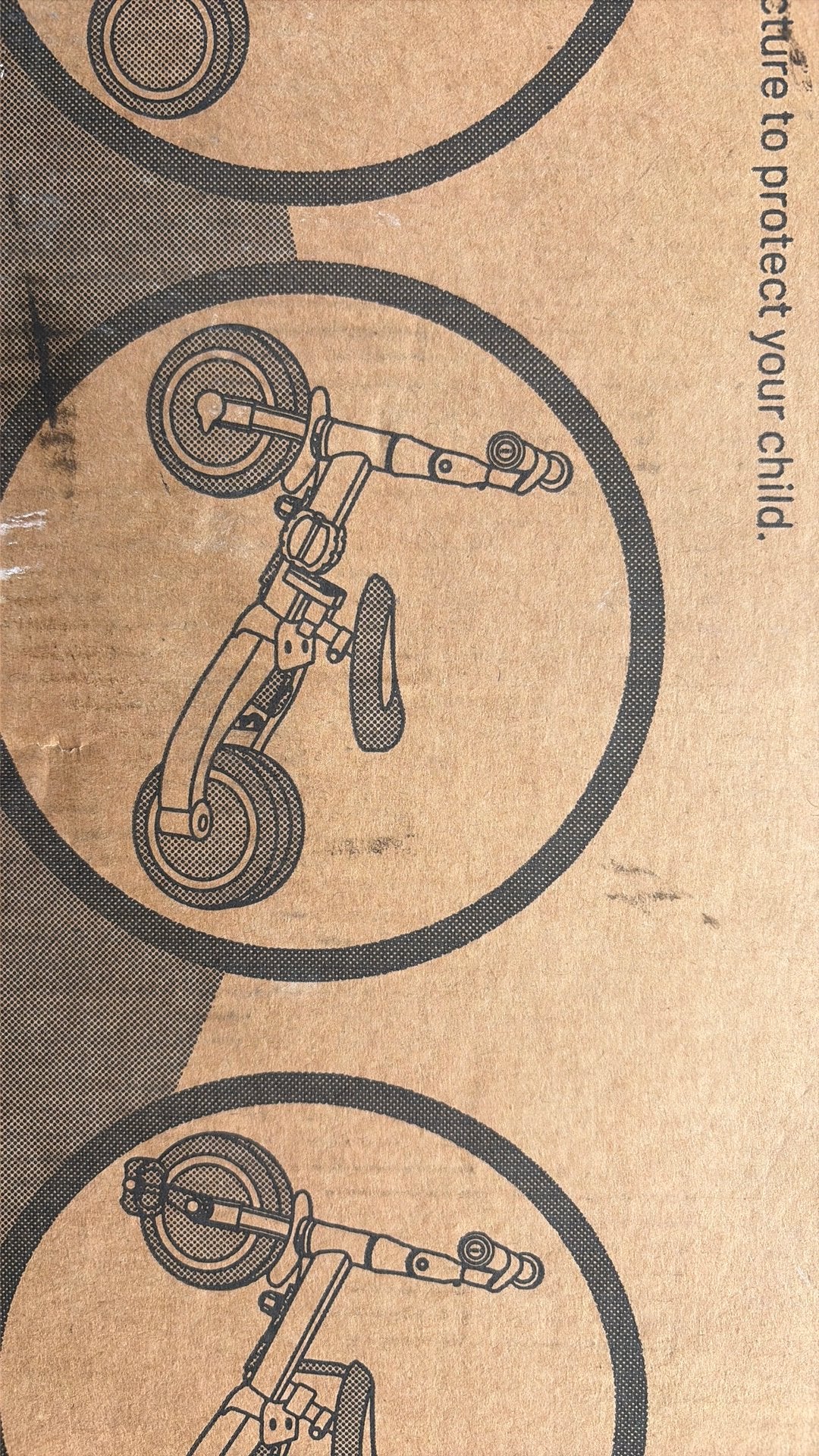 Vélo pour bébé, Enlèvement