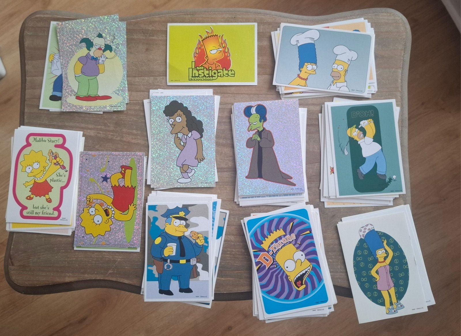 Panini 97 verschillende afbeeldingen Simpsons 2000 Springfie, Ophalen of Verzenden