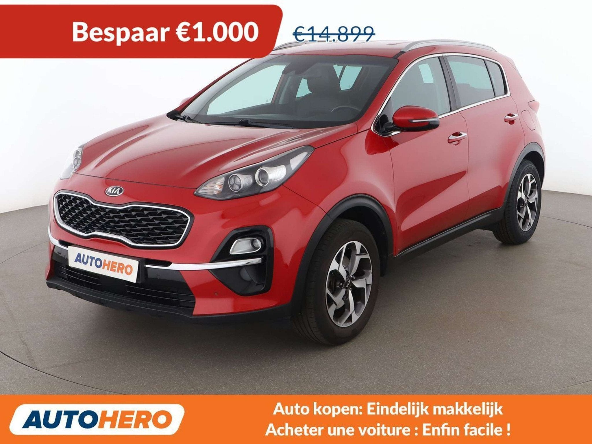 Kia Sportage 1.6 Emotion 2WD (année de construction 2019), Autos, Kia, Rouge, Achat, Euro 6, Boîte manuelle