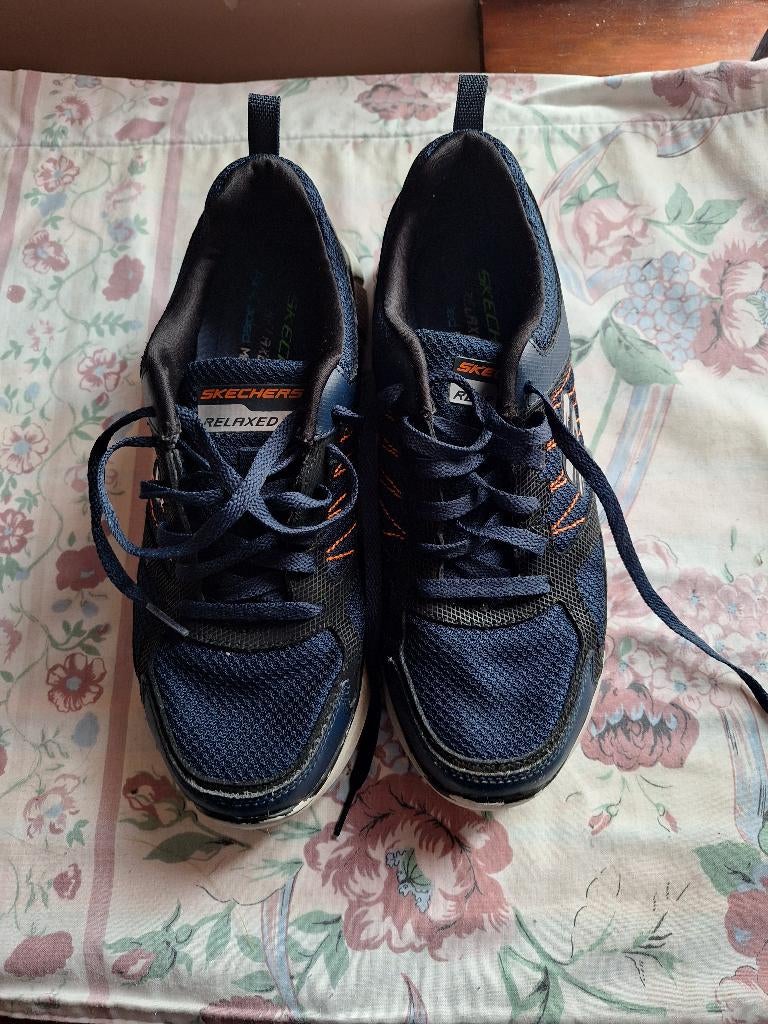 Skechers relaxed fit, Blauw, Ophalen of Verzenden, Skechers, Sneakers
