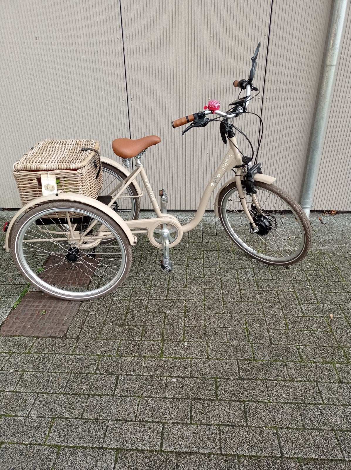 Electrische driewieler tribike nieuwstaat slechts 115 km mee, Ophalen, Nieuw, Schijfrem, Tribike