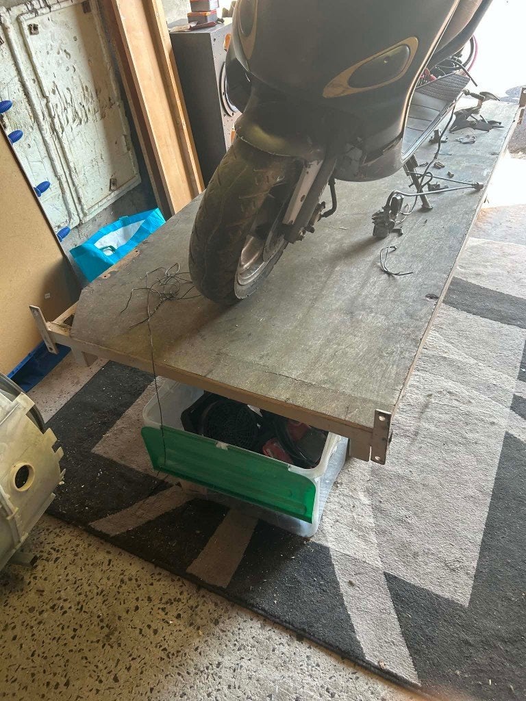 moto bruge, Ophalen