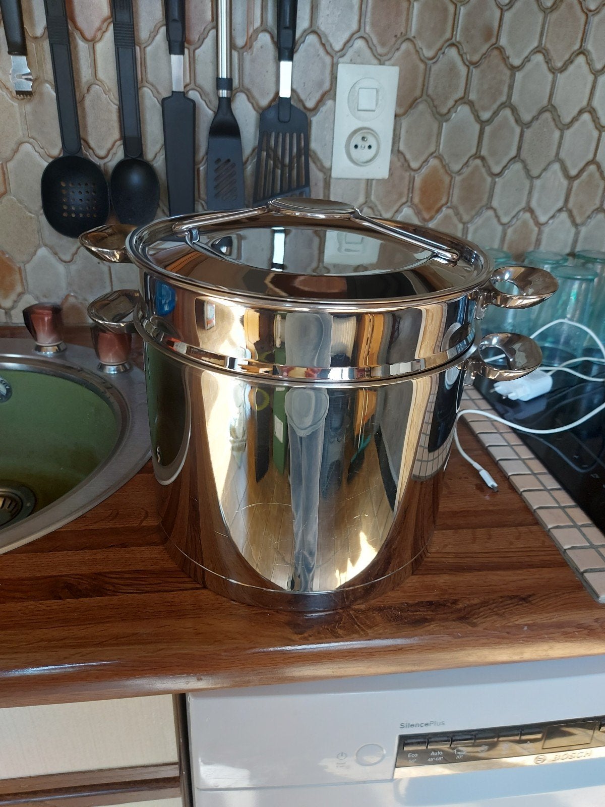 Kookpot, Avec couvercle, Demeyere, Comme neuf, Enlèvement