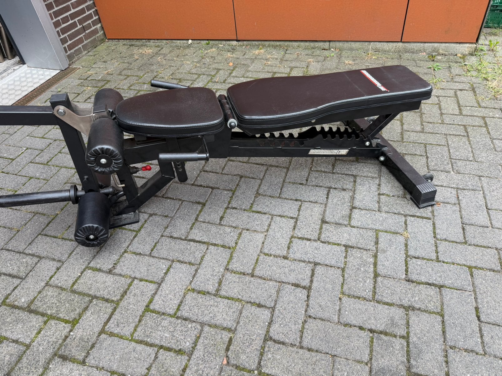 Barbarian Multi Bench 2.0 met Atx Leg Extension, Sport en Fitness, Fitnessmaterialen, Ophalen, Gebruikt, Fitnessbank