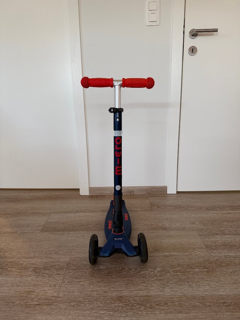 Trottinette Maxi Micro Deluxe pliable LED, Enlèvement, Utilisé, Step simple, Micro