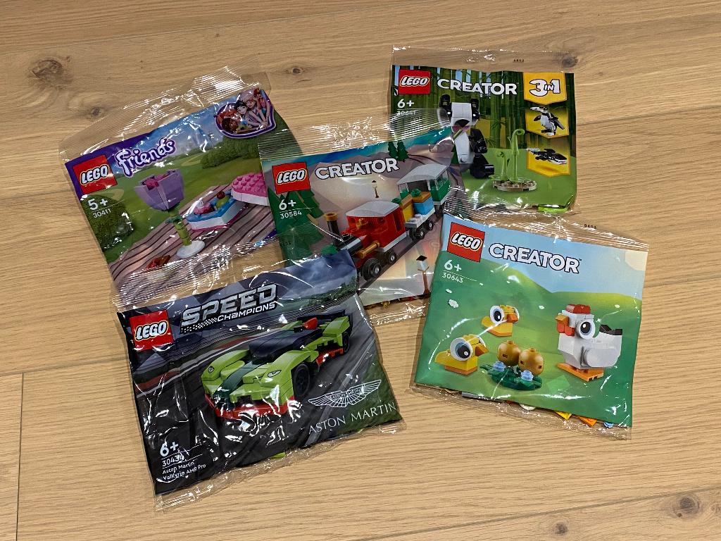 5x Lego Polybag - nieuw, Ophalen of Verzenden, Nieuw, Lego, Friends