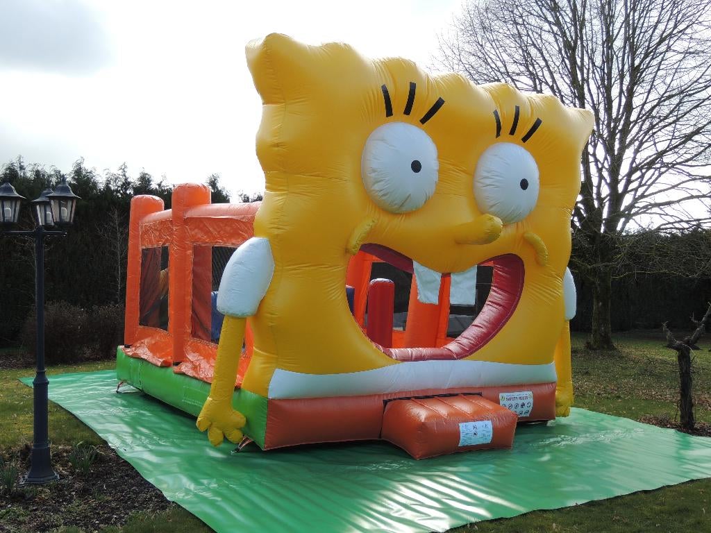 Château gonflable BOB l'éponge, Enlèvement, Utilisé