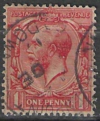 Grande-Bretagne 1912-1922 - Yvert 140 - King Georges (ST), Envoi, Affranchi