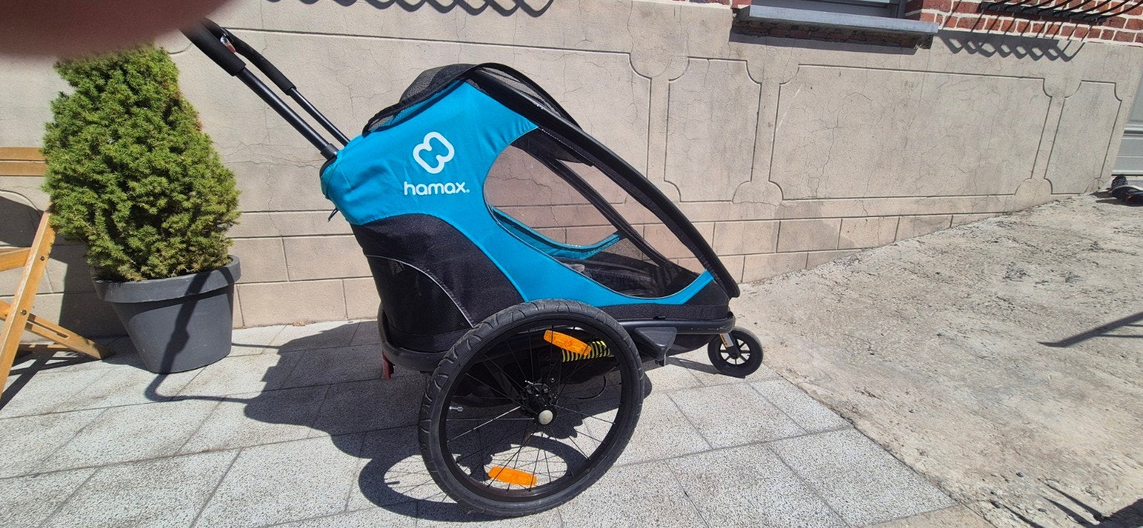 Hamax 2 places poussette et remorque vélo, Vélos & Vélomoteurs, Enlèvement