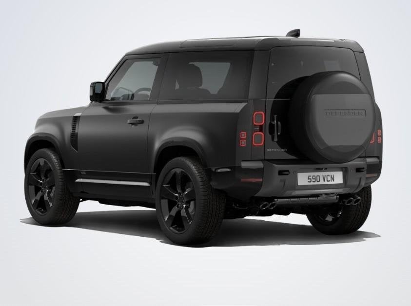Land Rover Defender 90 V8 P525 Carpathian Pack, Autos, Argent ou Gris, Achat, Entreprise, 5000 cm³