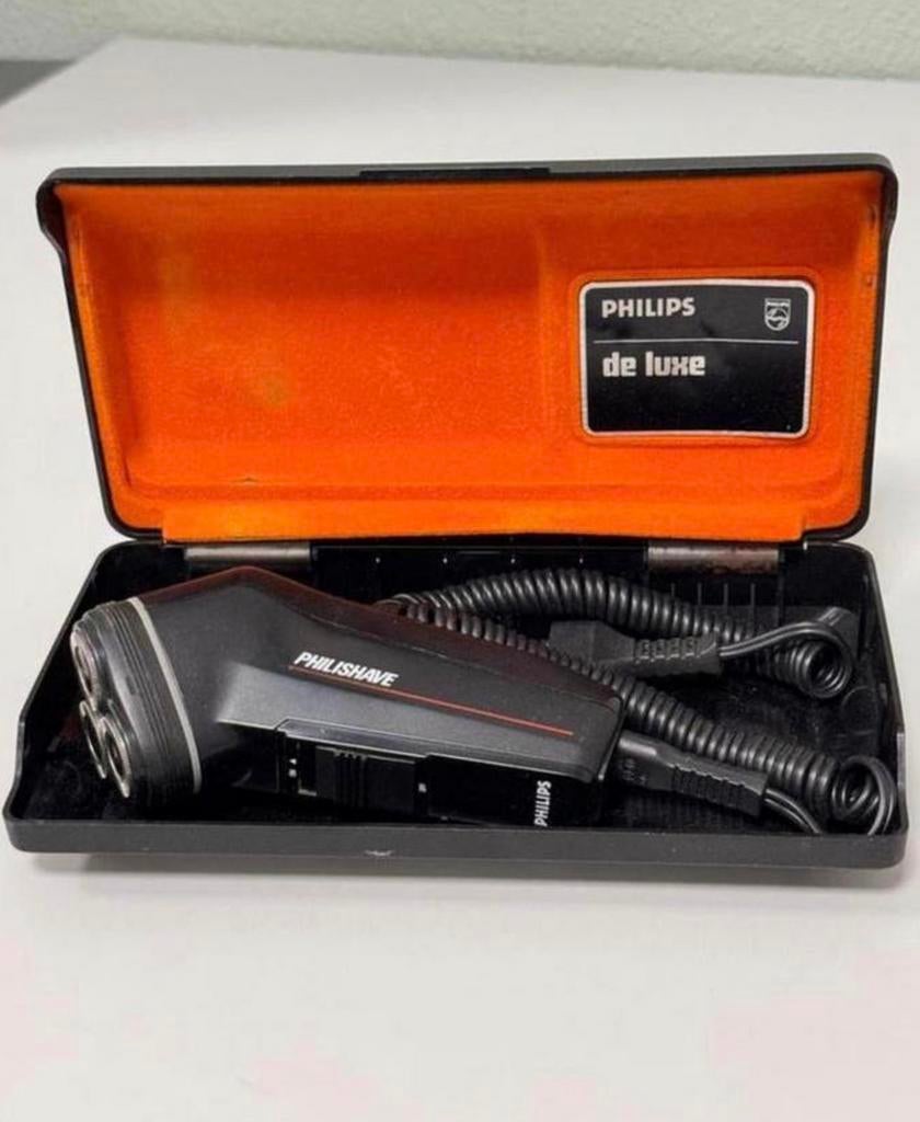 Rasoir vintage Philips HS-540 avec étui, Enlèvement ou Envoi, Comme neuf, Tondeuse