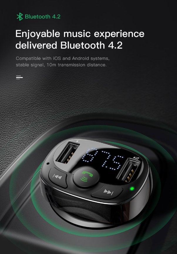 FM-zender Bluetooth-carkit LCD-mp3-speler, Ophalen of Verzenden, Nieuw
