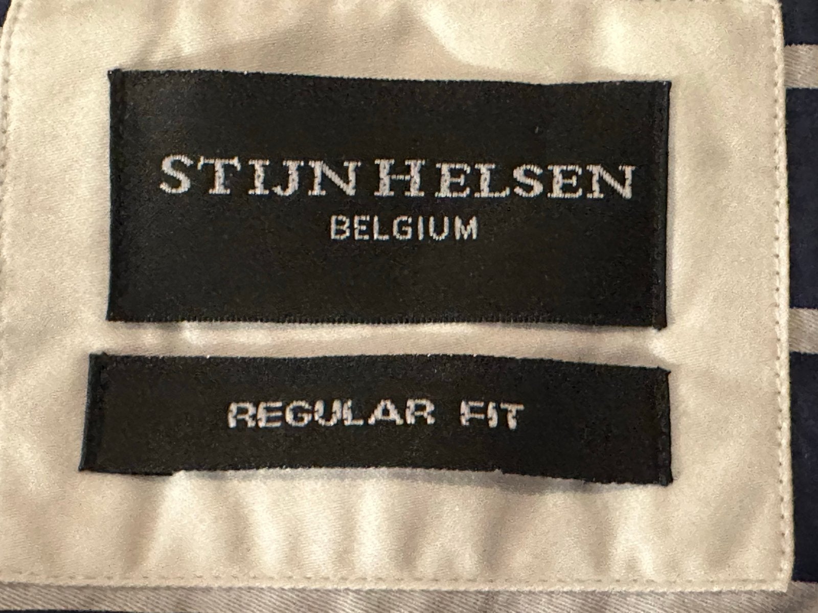 Exclusief kostuumhemd Stijn Helsen in perfecte staat, Ophalen of Verzenden, Zo goed als nieuw, Blauw, Halswijdte 39/40 (M)
