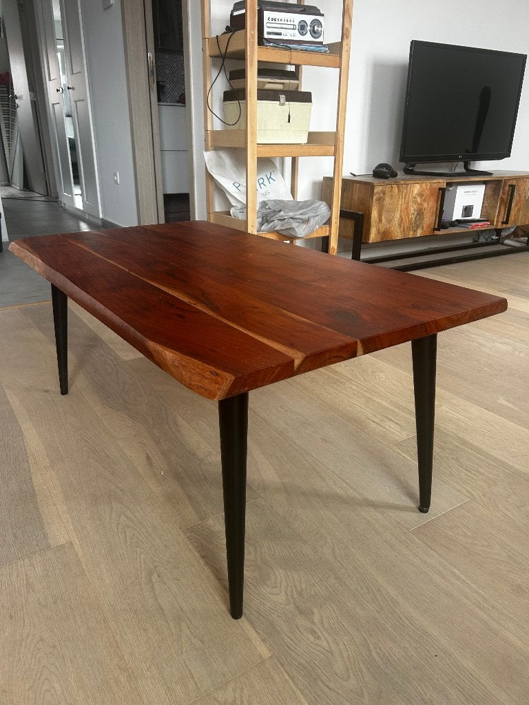Table basse en bois de noyer, Maison & Meubles, Armoires | Mobilier de télévision, Utilisé, Moins de 100 cm, 50 à 100 cm, Enlèvement
