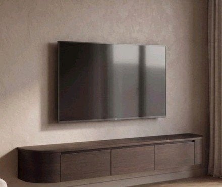 japandi tv meubel walnoot, Huis en Inrichting, Ophalen, Japandi, Nieuw, 200 cm of meer