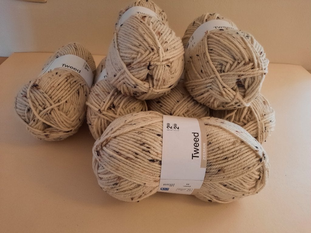 beige wol Zeeman, Hobby & Loisirs créatifs, Tricot & Crochet, Enlèvement, Neuf, Tricot, Aiguille