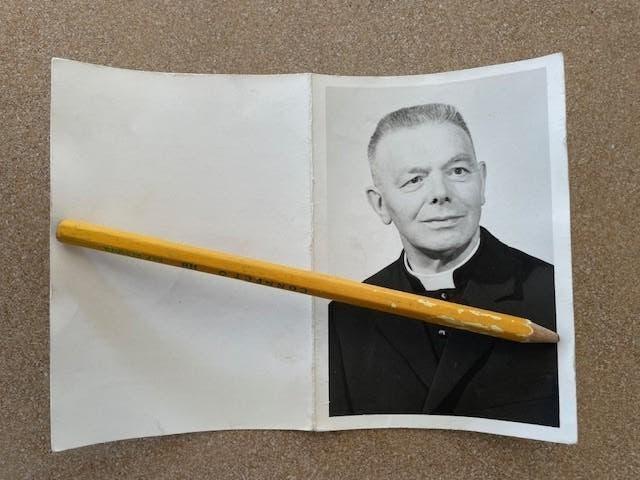 Herseaux/Pollinkhove VERMOORDE Priester EH Eugene MULLIEZ, Verzamelen, Bidprentjes en Rouwkaarten, Ophalen of Verzenden, Bidprentje