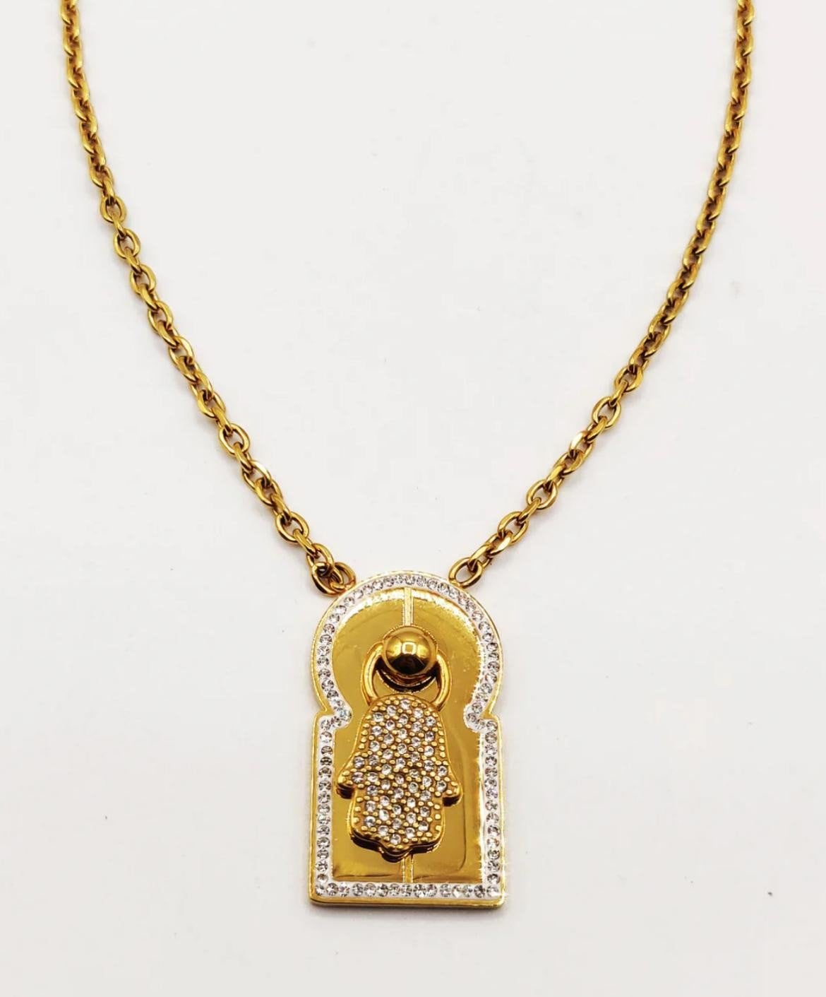 Gouden halsketting, Handtassen en Accessoires, Kettingen, Ophalen of Verzenden, Goud, Goud