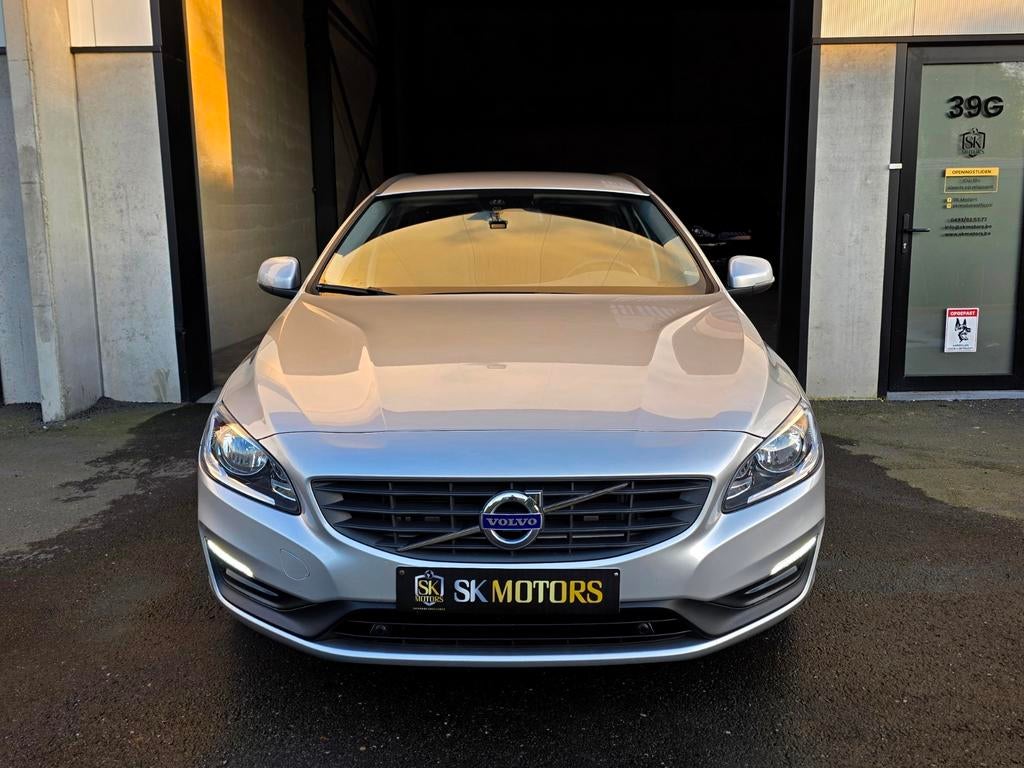 V60 Facelift 2.0D 150PK Euro 6b Volvo Onderhouden + Garantie, Auto's, Volvo, Stof, 4 cilinders, 5 deurs, Zilver of Grijs