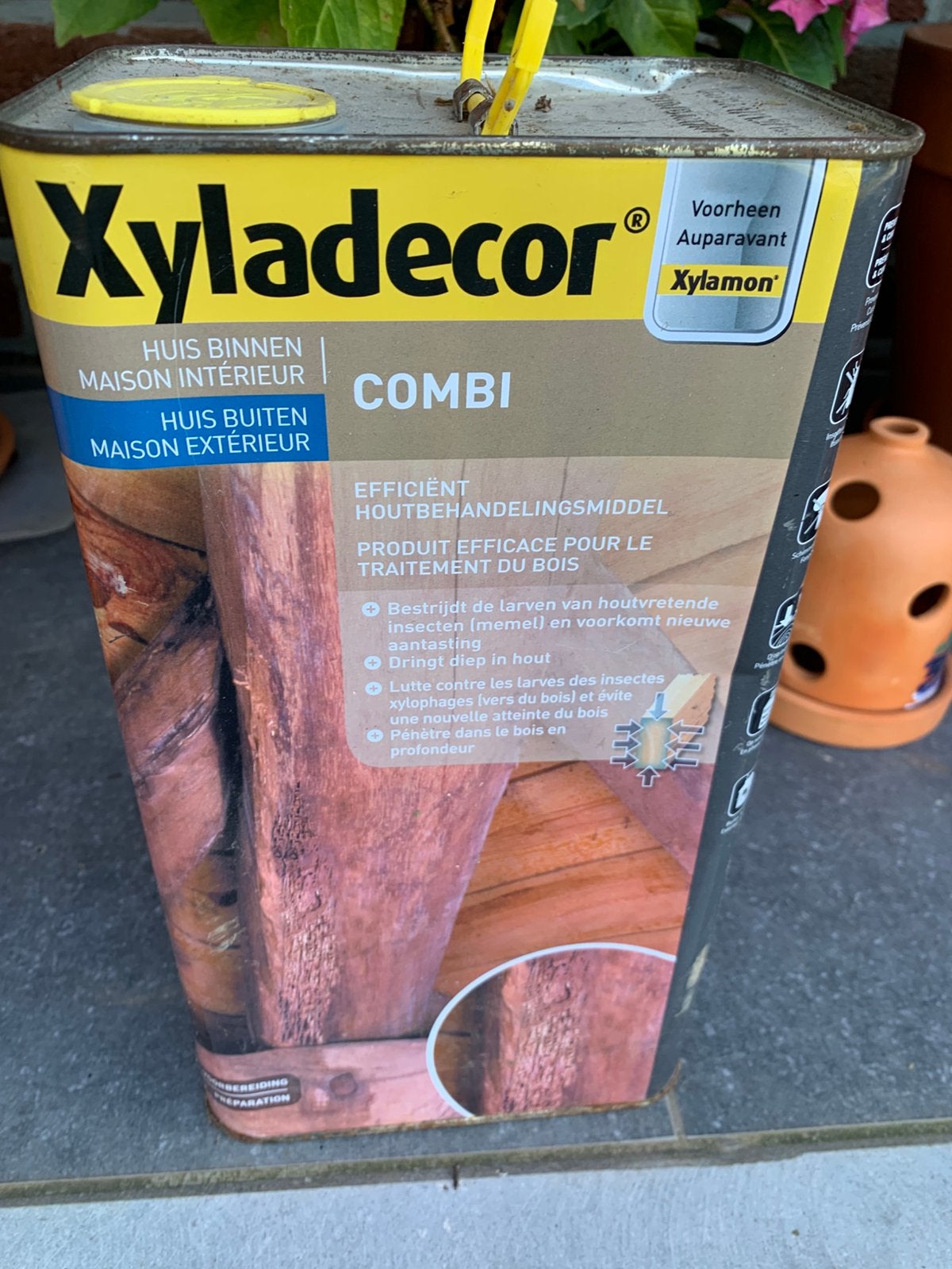 5 litres de Xyladecor couleur chêne clair, Bricolage & Construction, Peinture, Vernis & Laque, Neuf, Autres couleurs, Enlèvement
