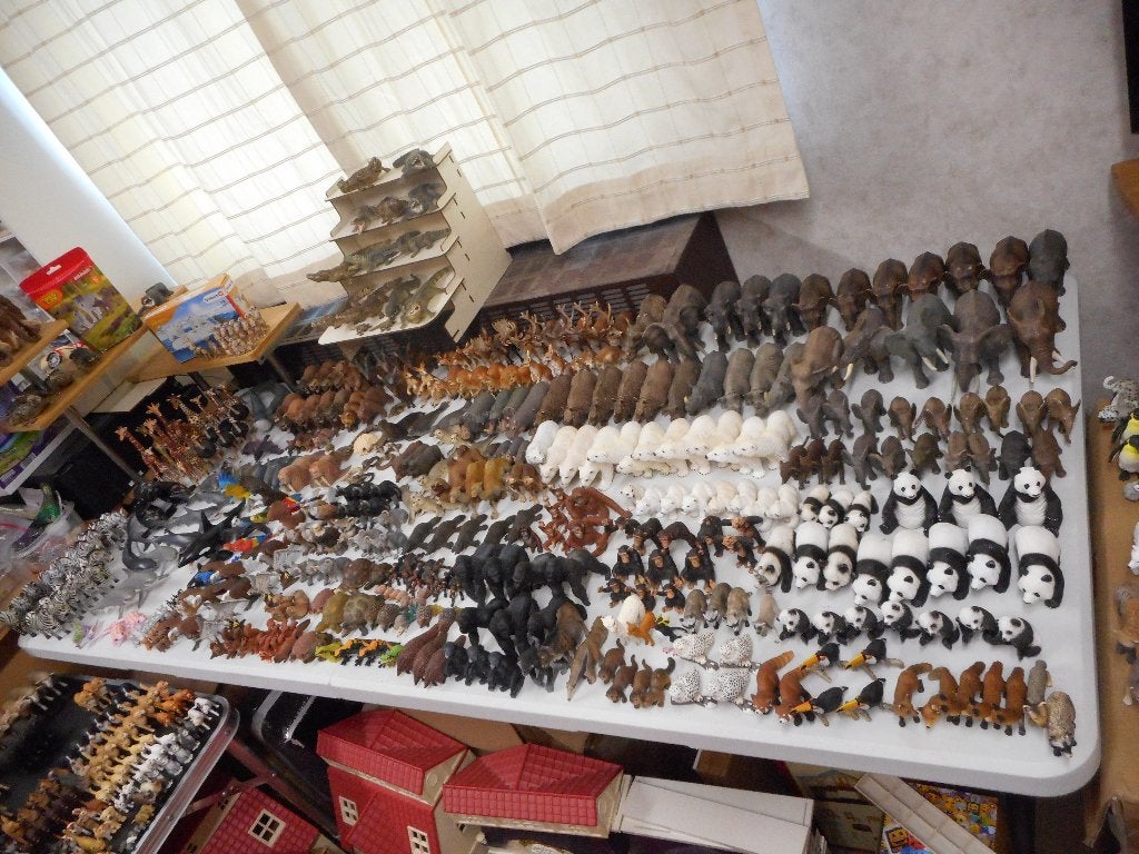wilde en boerderderijdieren van schleich, Verzamelen, Ophalen of Verzenden, Zo goed als nieuw
