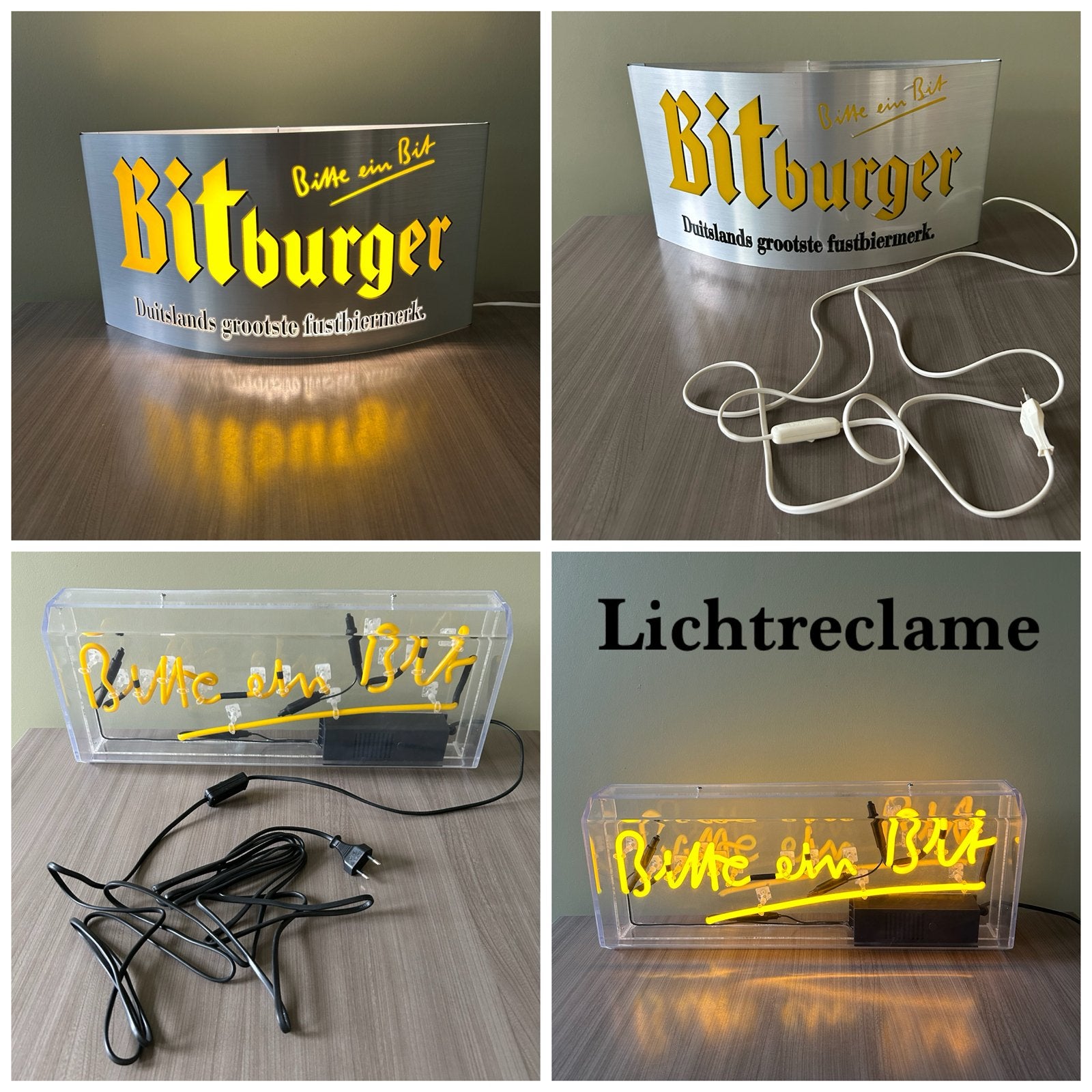 Lichtreclame Bitburger, nieuw, Maison & Meubles, Enlèvement, Neuf