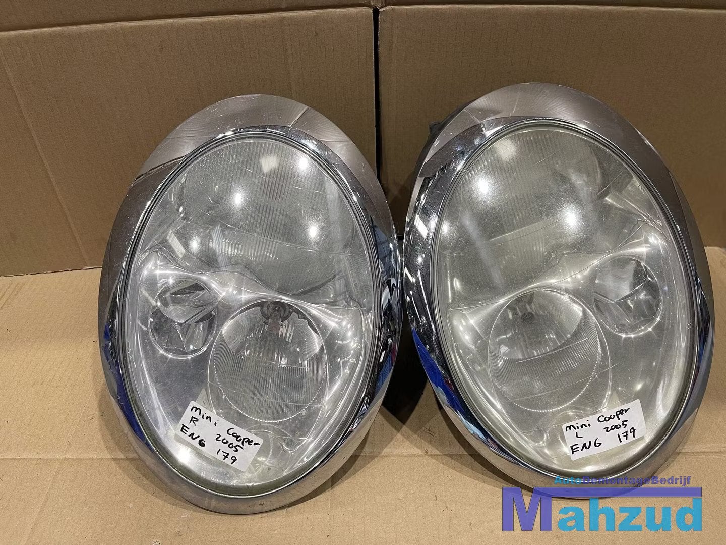 MINI COOPER R50 R52 R53 Engels UK Koplamp HEADLIGHT 01-06, Customer.service@mini.co.uk, BMW AG, Petuelring 130
80788  Munich, DE