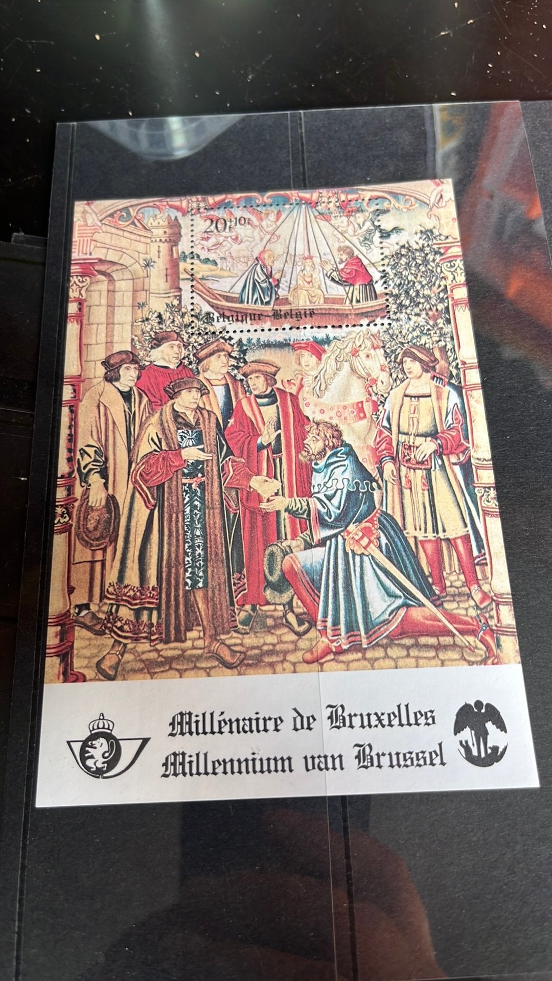 Postzegel Millenium van brussel Lot 3, Timbres & Monnaies, Envoi