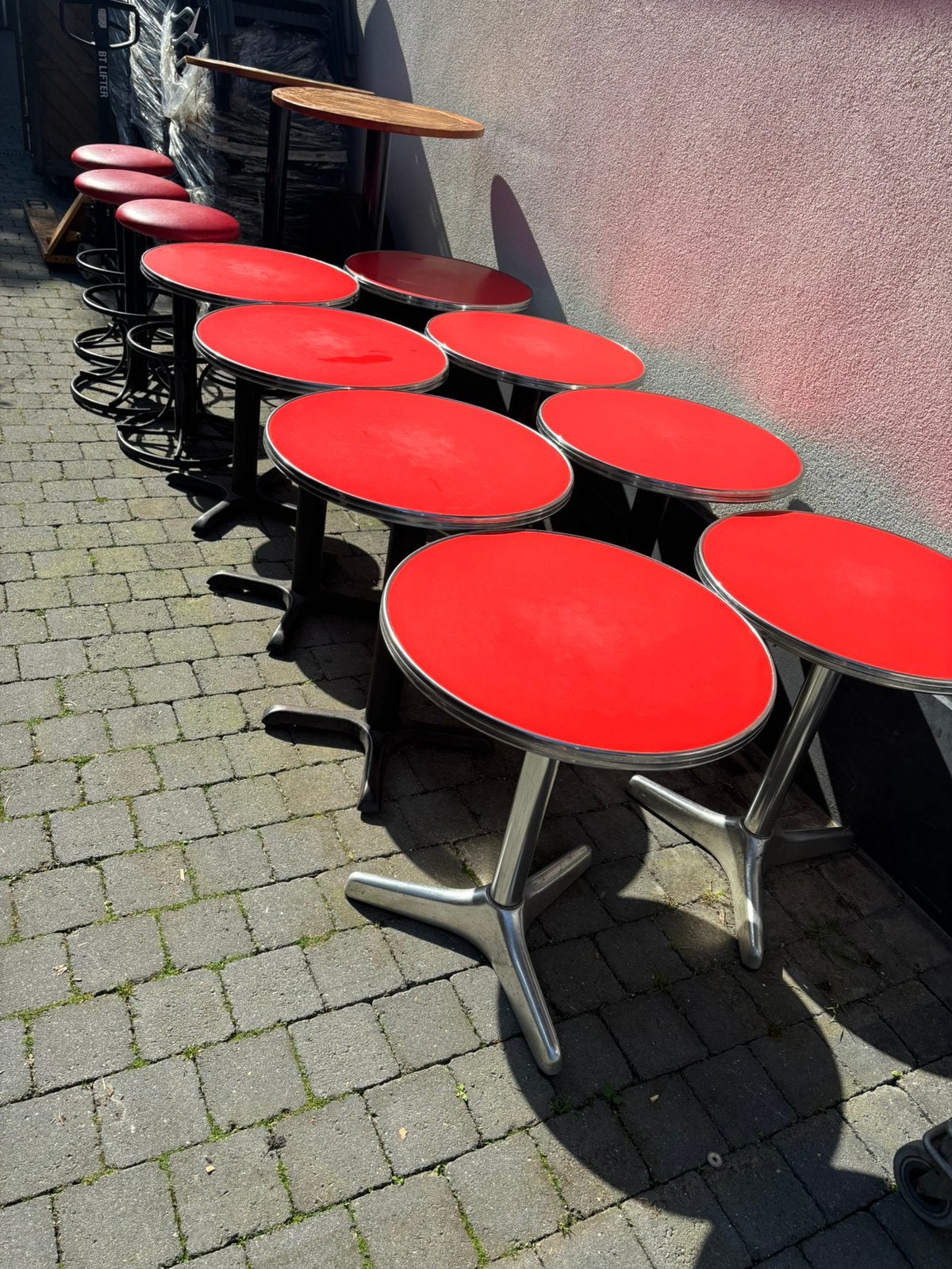Bistro tafel, Ophalen, Gebruikt