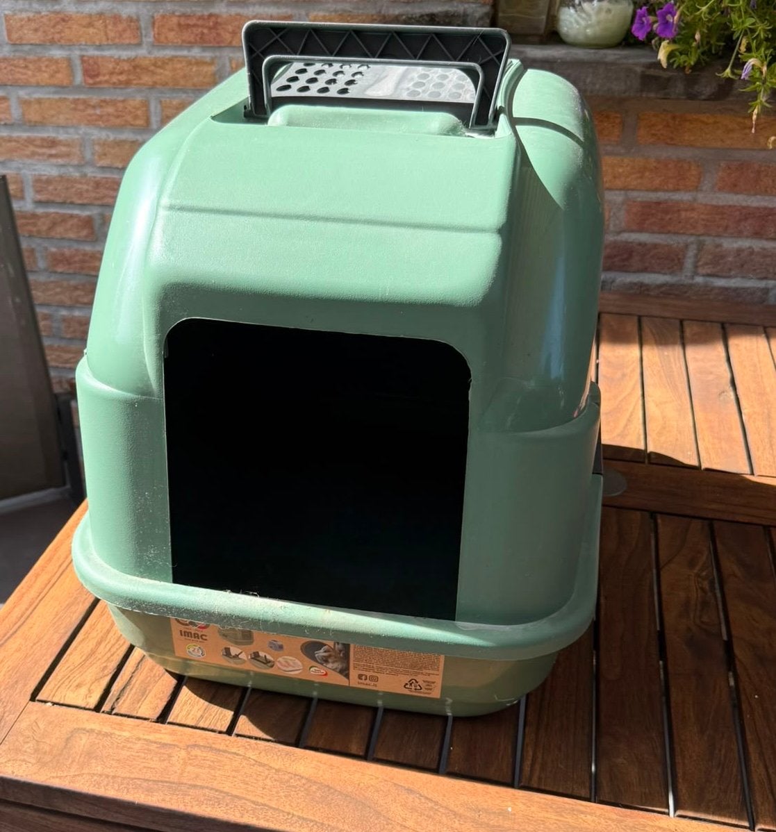 Gratis: kattenbak, Dieren en Toebehoren, Ophalen, Gebruikt, Gesloten
