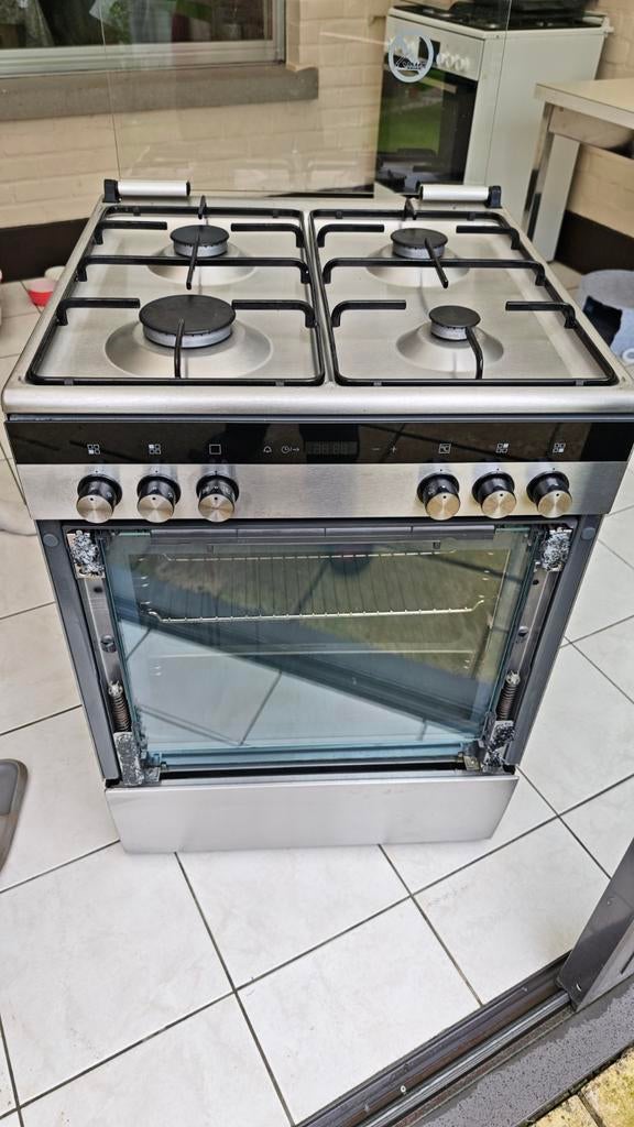 Gasfornuis Siemens, Ophalen, Gebruikt, Warmhoudplaat, 60 cm of meer