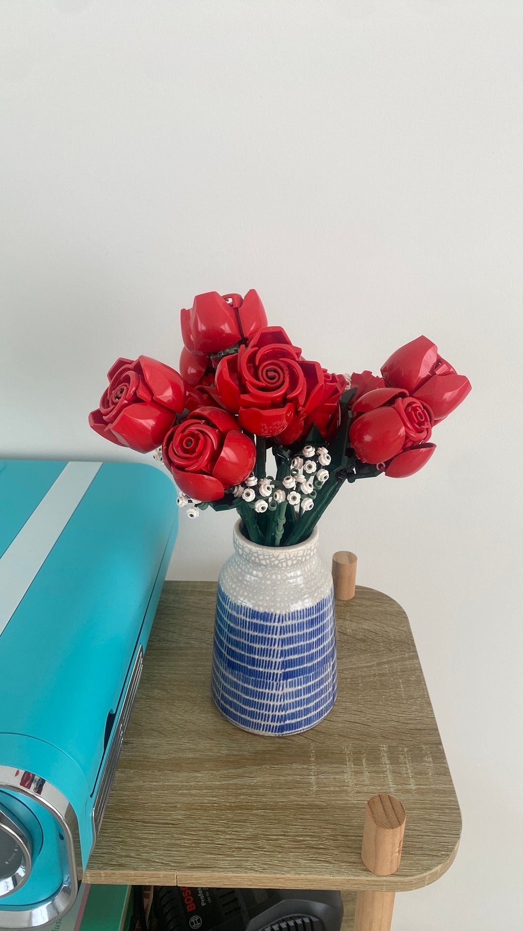 Lego rozen, Ophalen, Zo goed als nieuw