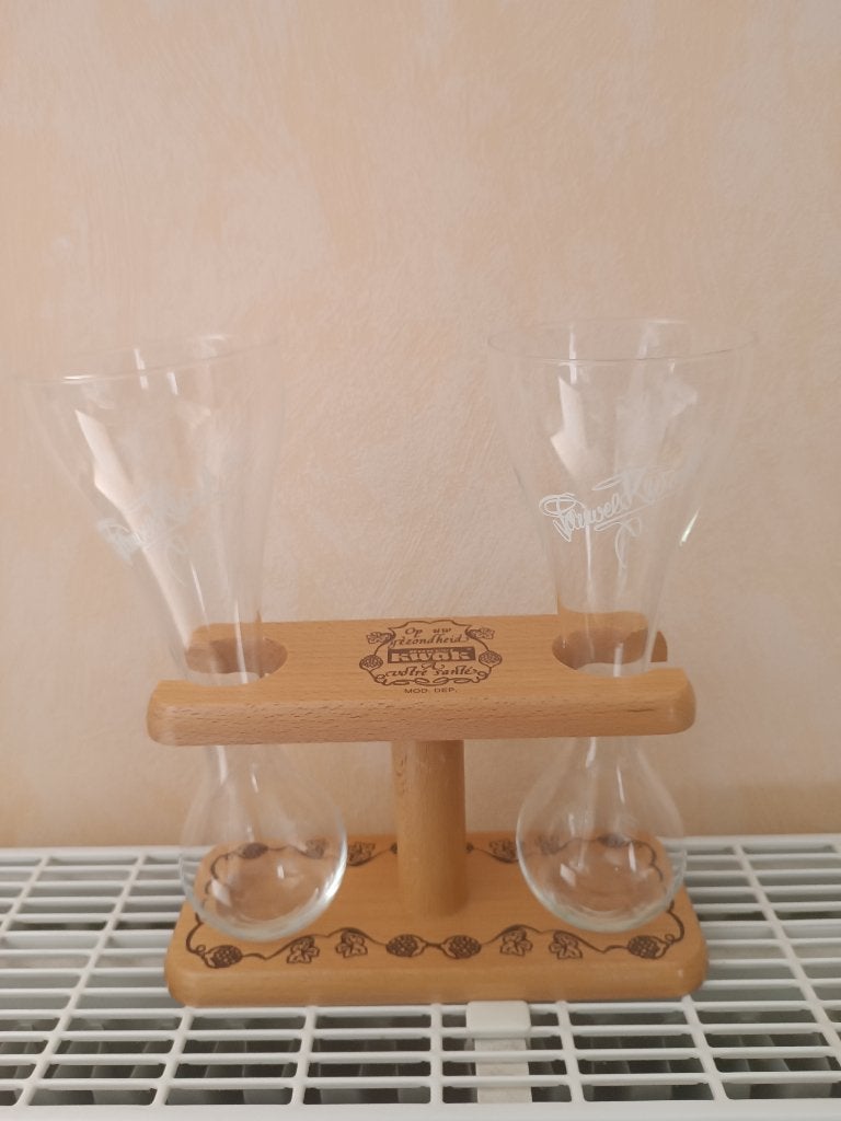 A vendre verre kwak double, Collections, Enlèvement, Utilisé, Verre à bière