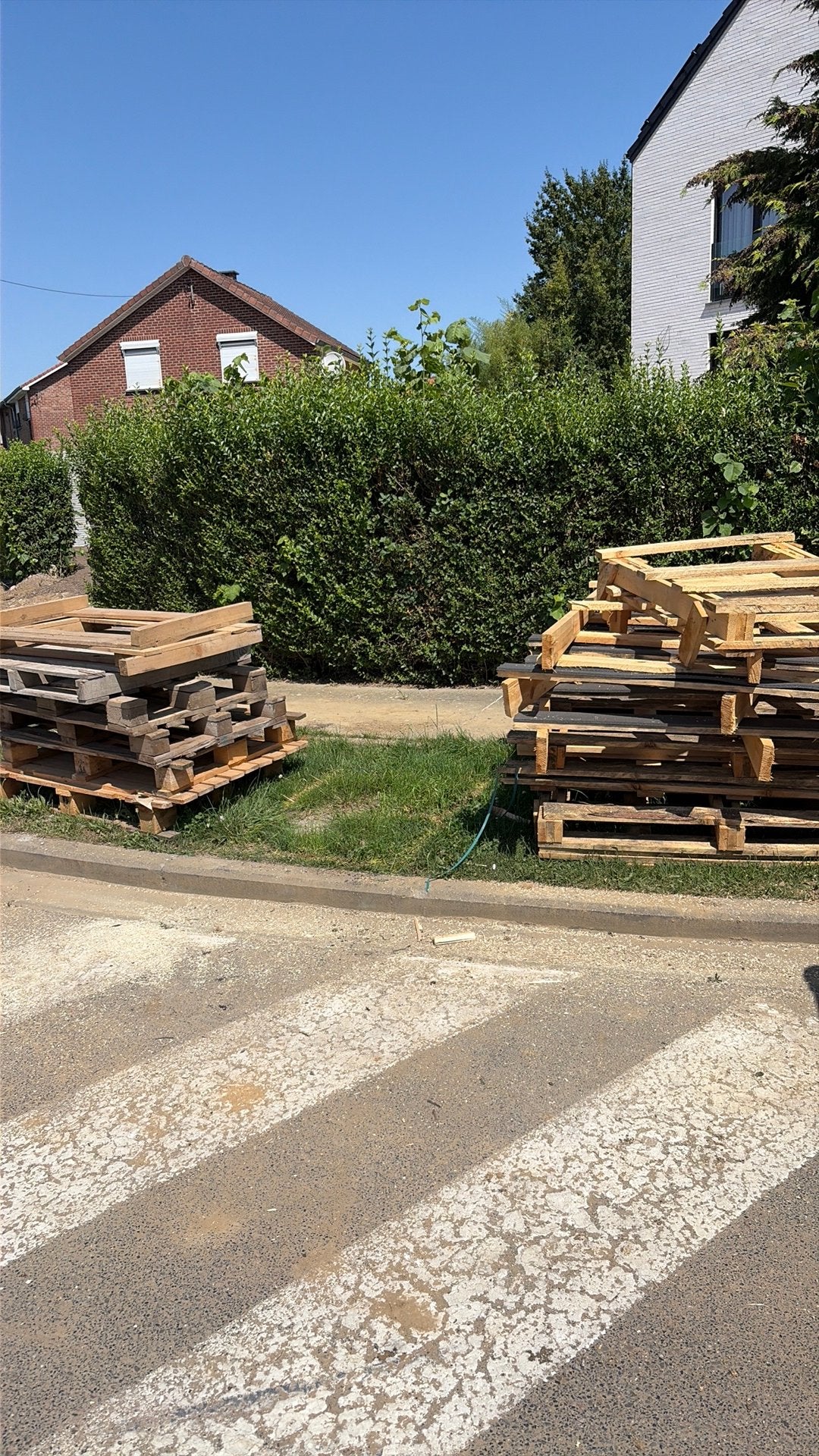 Palette / bois a donner, Ophalen of Verzenden, Zo goed als nieuw, Pallet