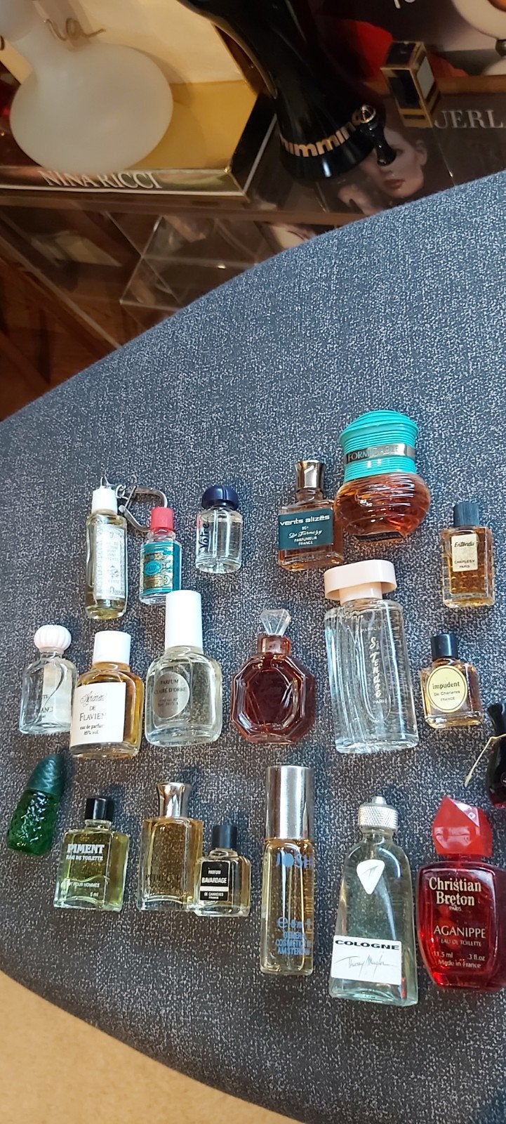 Volle vintage parfumflesjes 20 stuks, Ophalen
