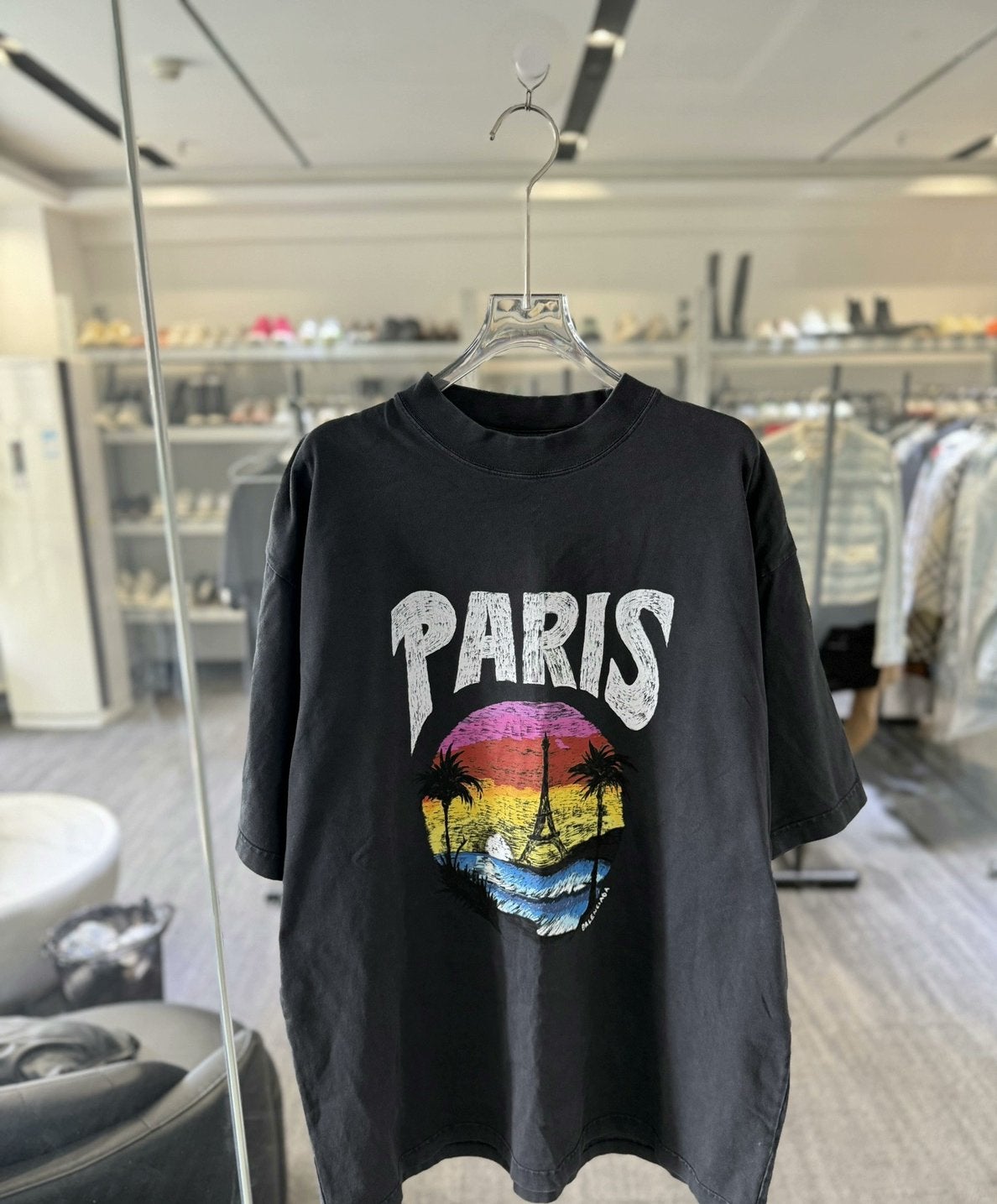 Balenciaga T-shirt Paris, Ophalen, Nieuw, Maat 52/54 (L)