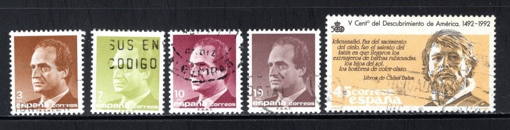 ESPAGNE Lot 1986 estampillé, Envoi, Affranchi