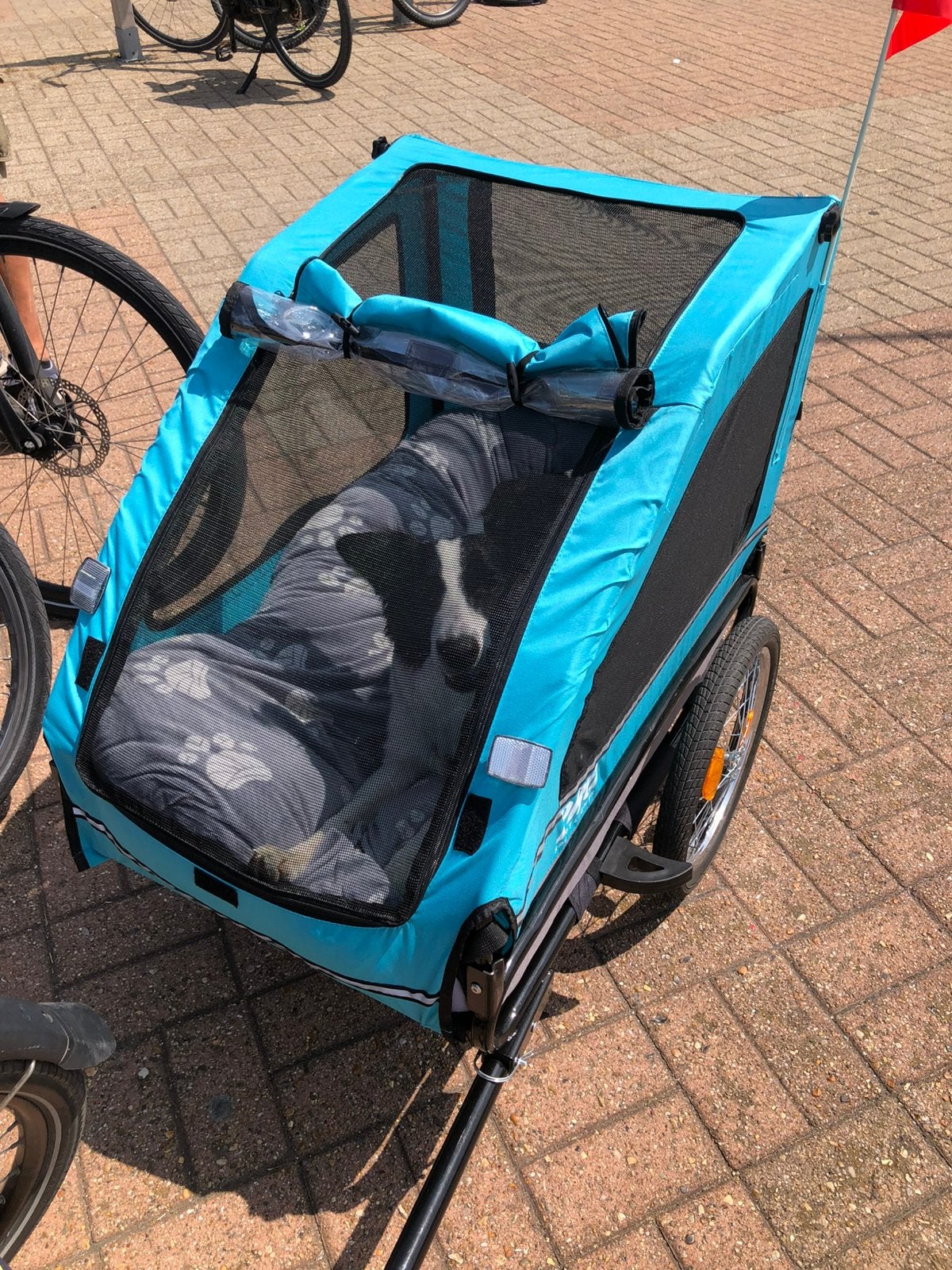 Fietskar voor hond, Remorque pour chien, Pliable, 20 à 40 kg, Enlèvement