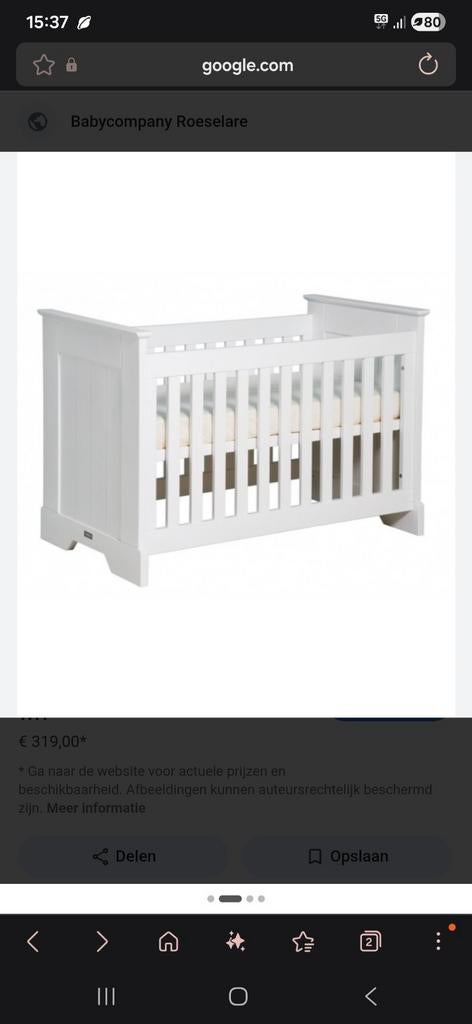 Bopita Narbonne meegroeibed, Kinderen en Baby's, Ophalen