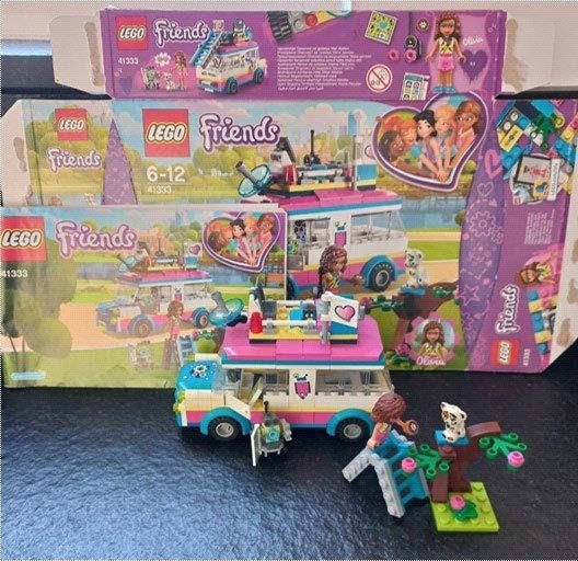 LEGO Friends 41333 – Le véhicule de mission d'Olivia, Lego, Friends, Ophalen of Verzenden, Zo goed als nieuw